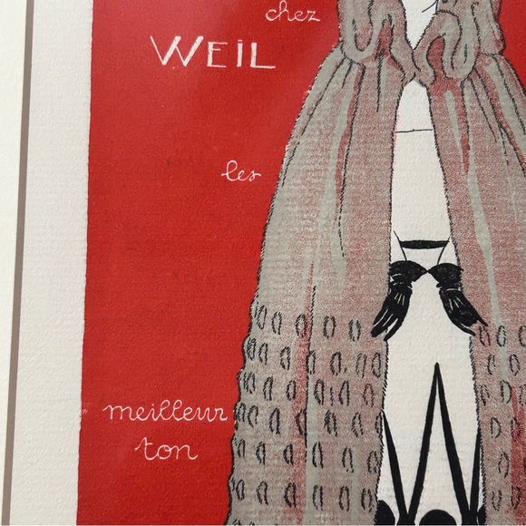 Gazette du Bon Ton, Advert for Weil Paris by Lucien Vogel - 1920 Art Engraving - Picture 7 of 12